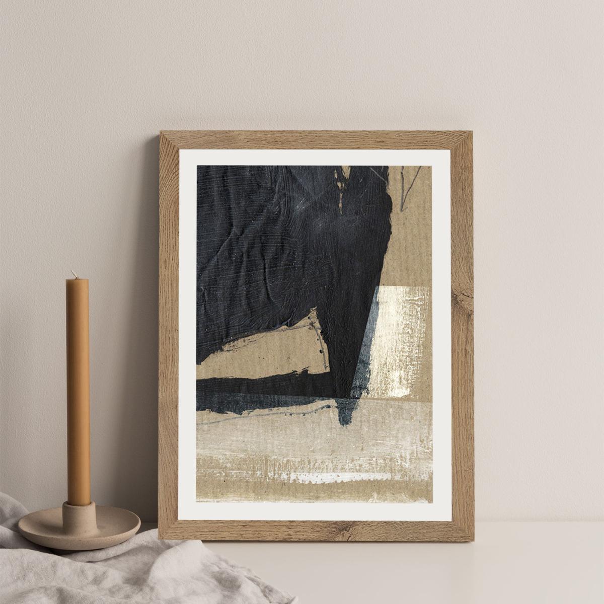 Say It Art Print Oak Frame – image 3