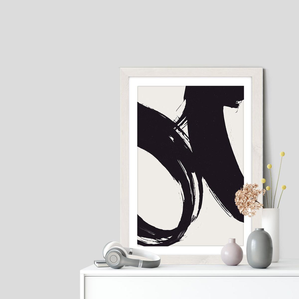 Dune Art Print White Frame – image 2