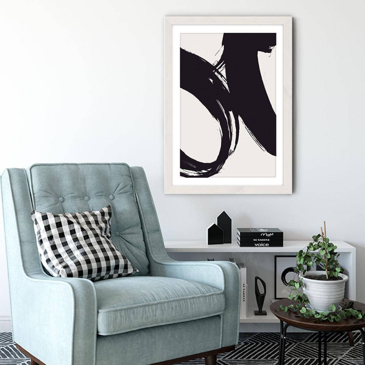 Dune Art Print White Frame – image 4