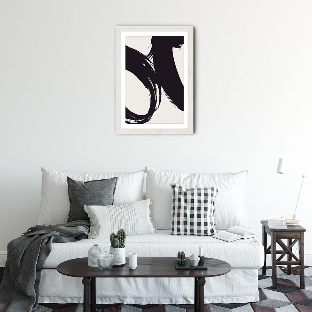 Dune Art Print White Frame – image 7