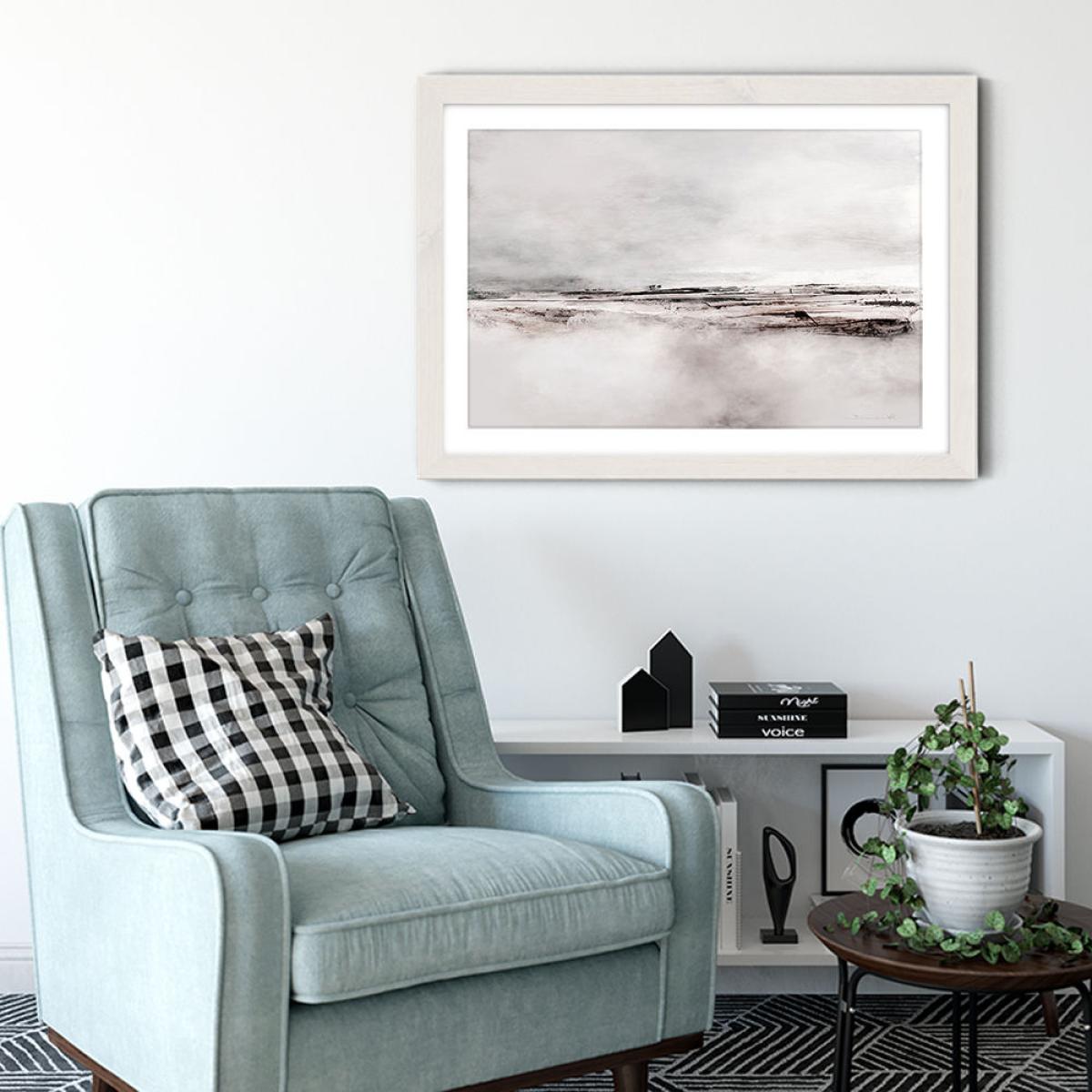 Ranch Art Print White Frame – image 4