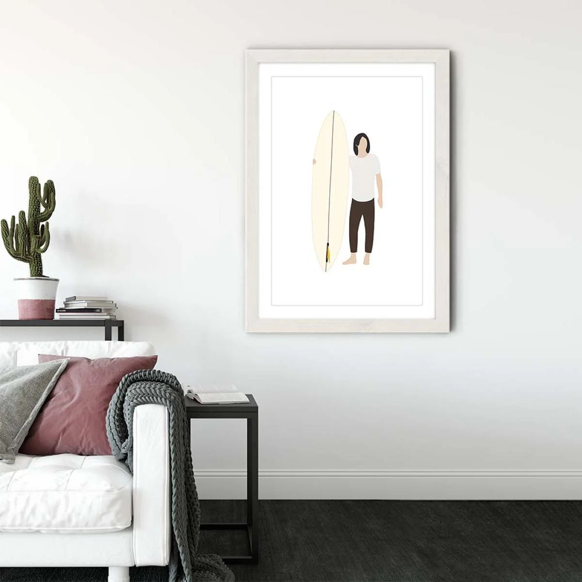 Nomad Art Print White Frame – image 3