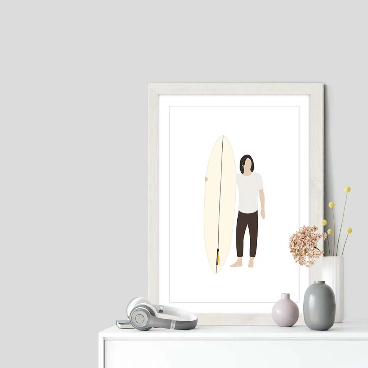 Nomad Art Print White Frame – image 7