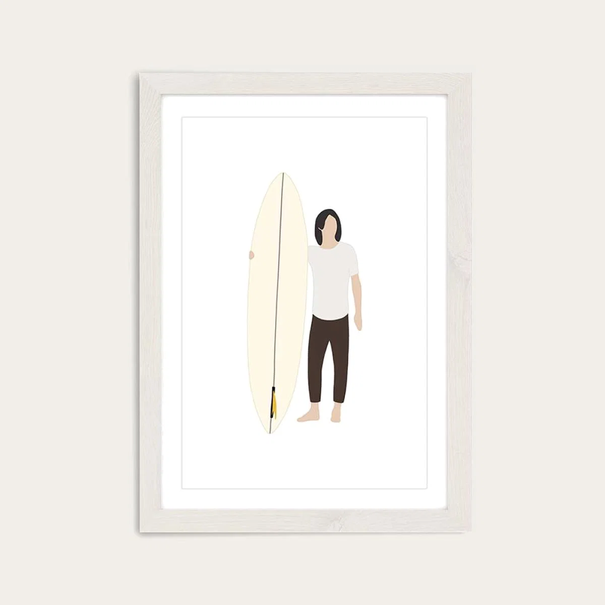 Nomad Art Print White Frame – image 1