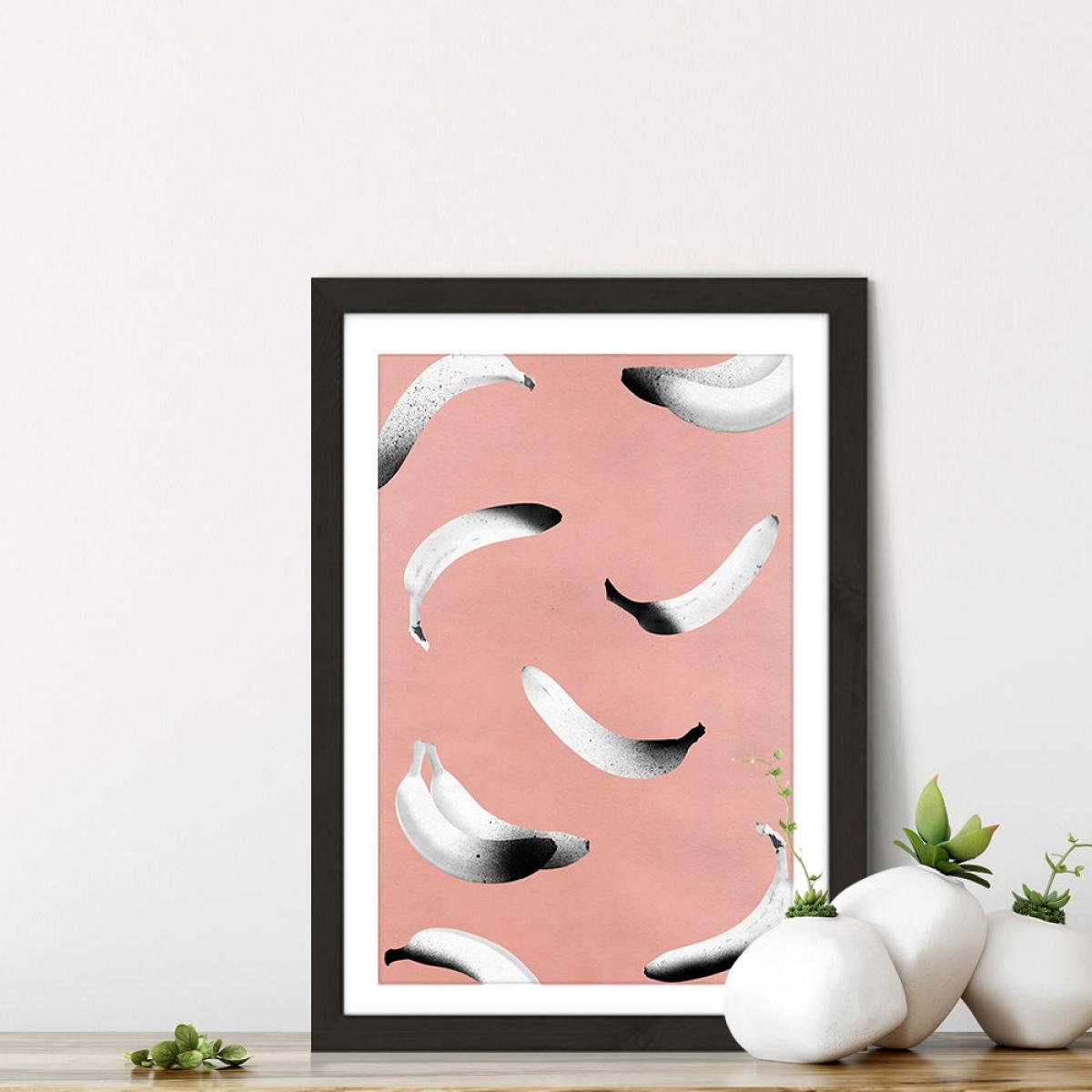 B-A-N-A-N-A-S No. 2 Art Print Black Frame – image 2