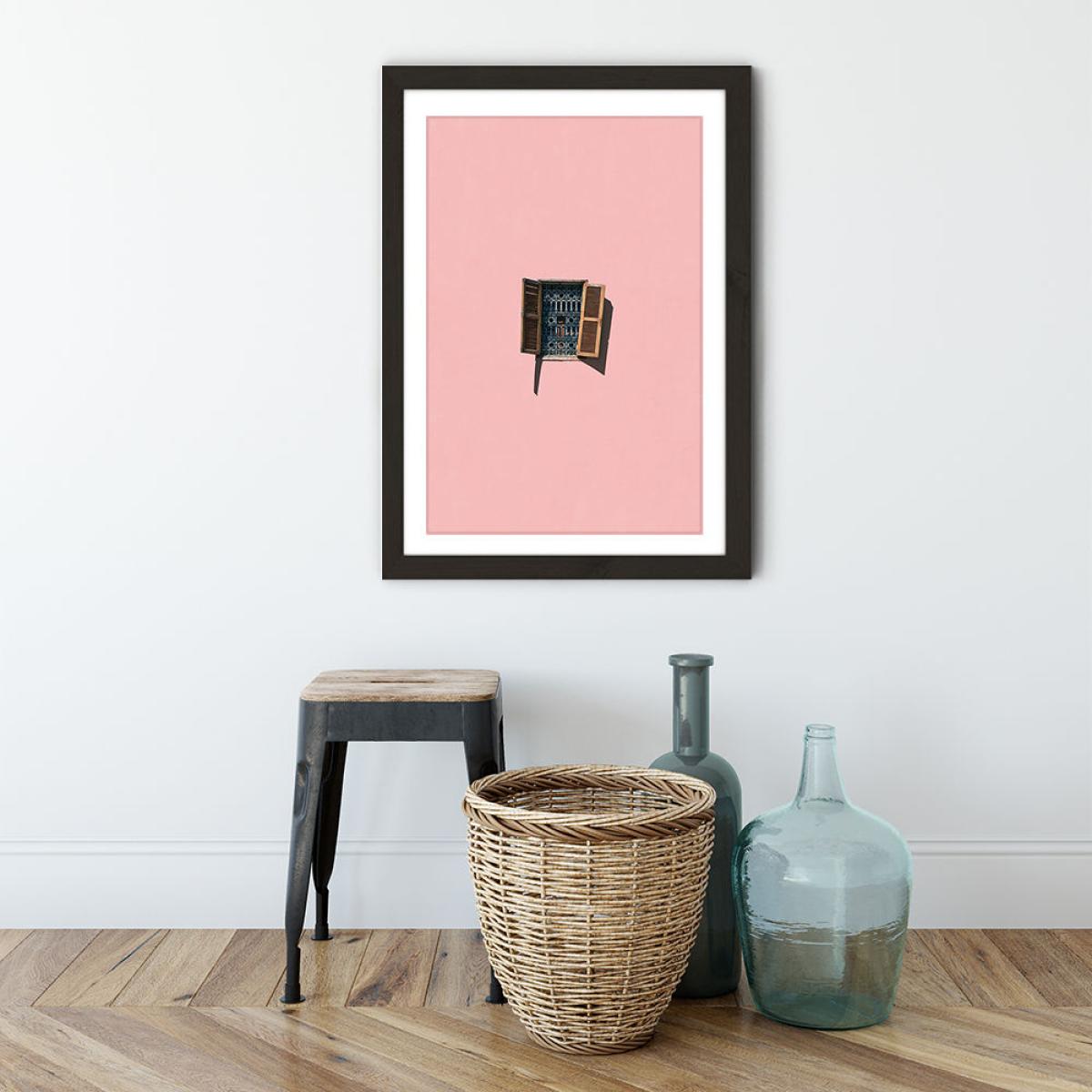 Hang Loose Art Print Black Frame – image 2