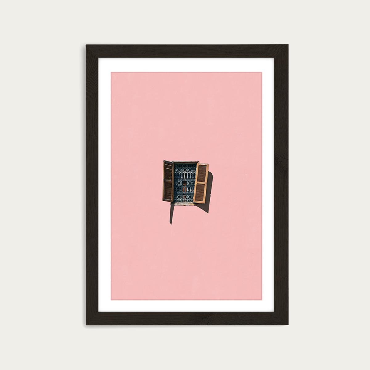 Hang Loose Art Print Black Frame – image 1
