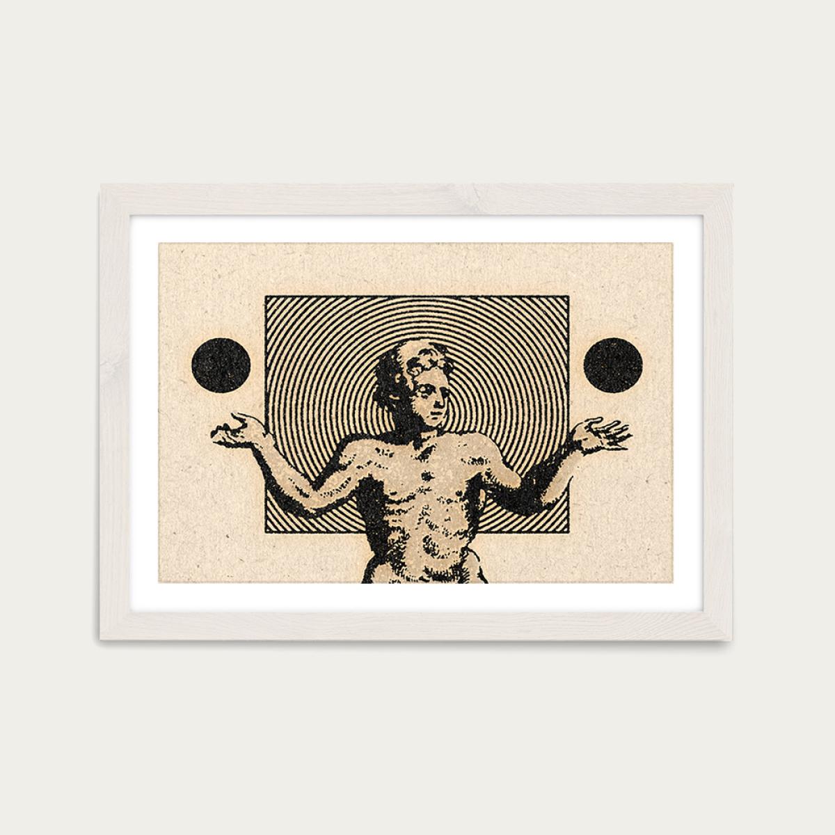 Choices Art Print White Frame – image 1