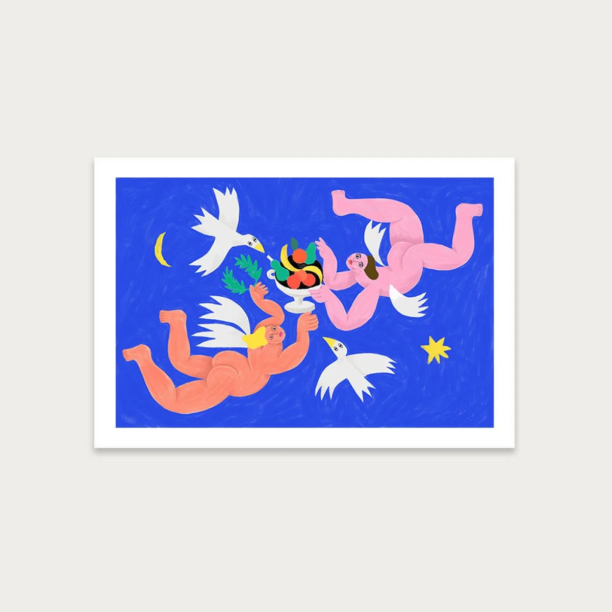 Angels Art Print Unframed