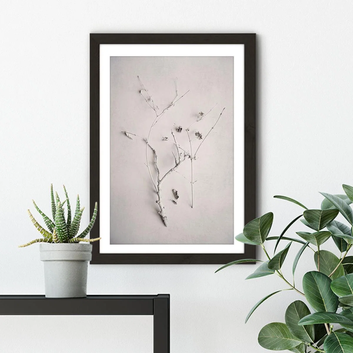Alabaster Forest 1 Art Print Black Frame – image 5