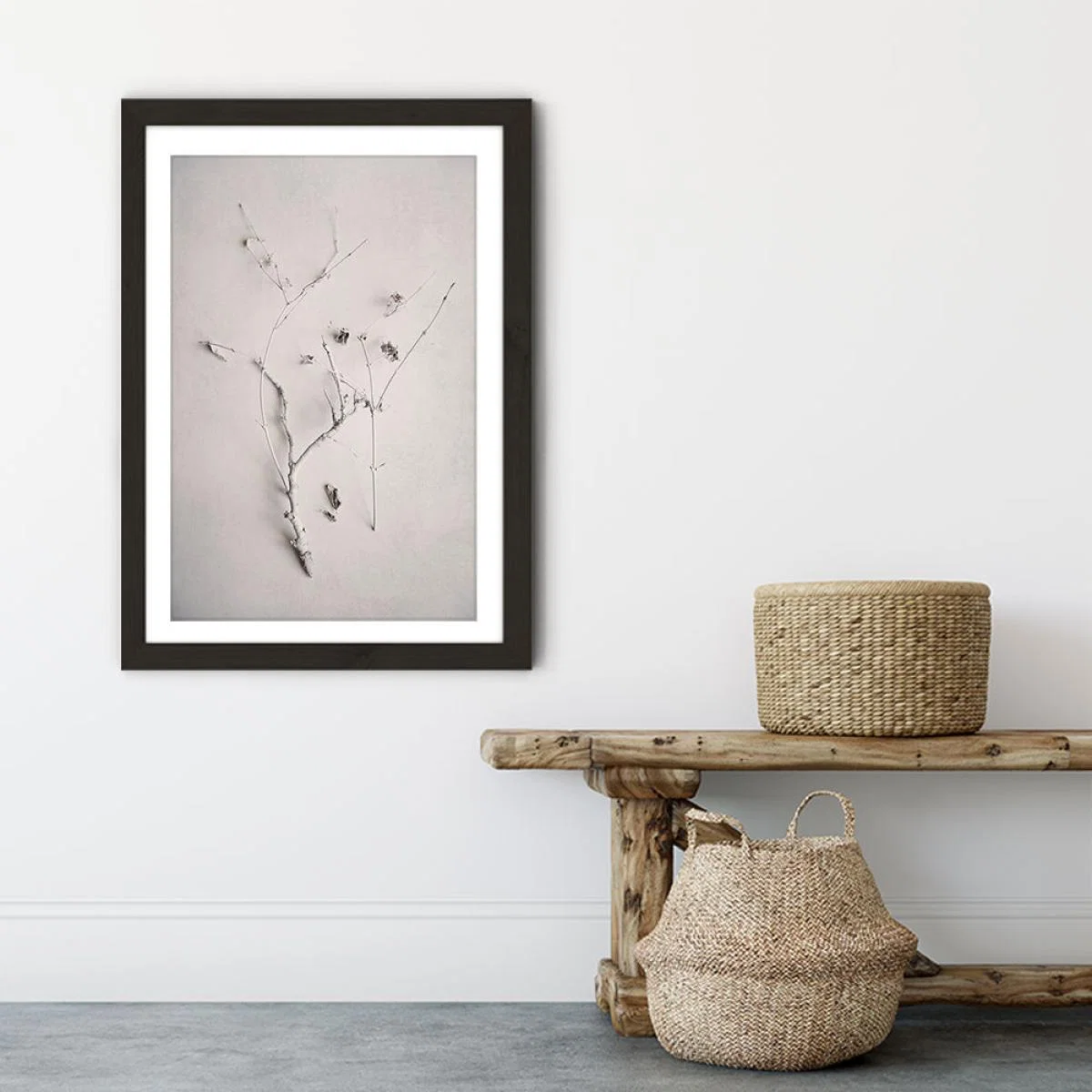 Alabaster Forest 1 Art Print Black Frame – image 6