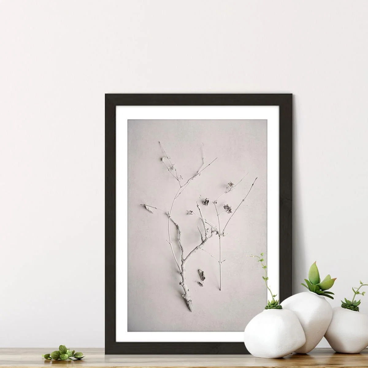 Alabaster Forest 1 Art Print Black Frame – image 7