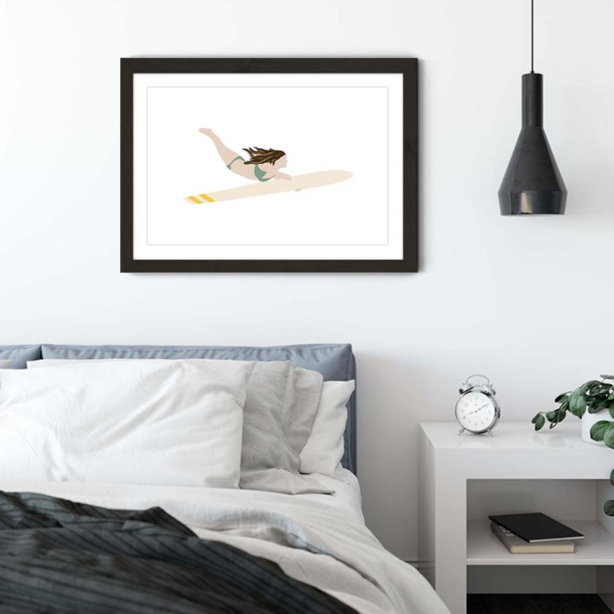Luna Art Print Black Frame – image 6