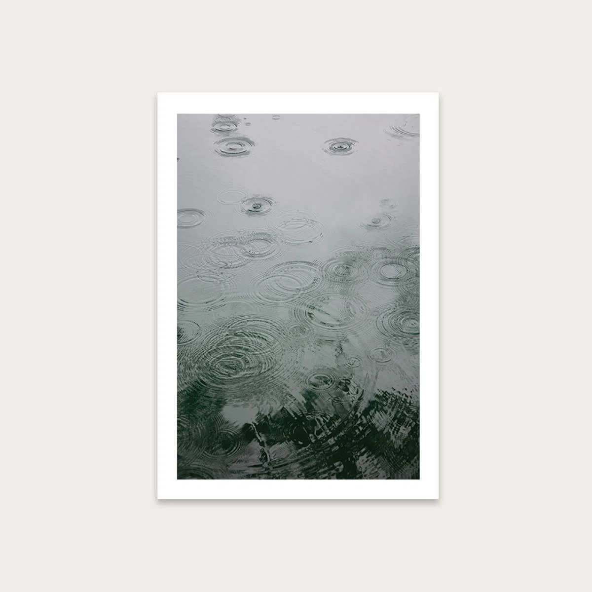 Raindrops Under the Tree Art Print Unframed