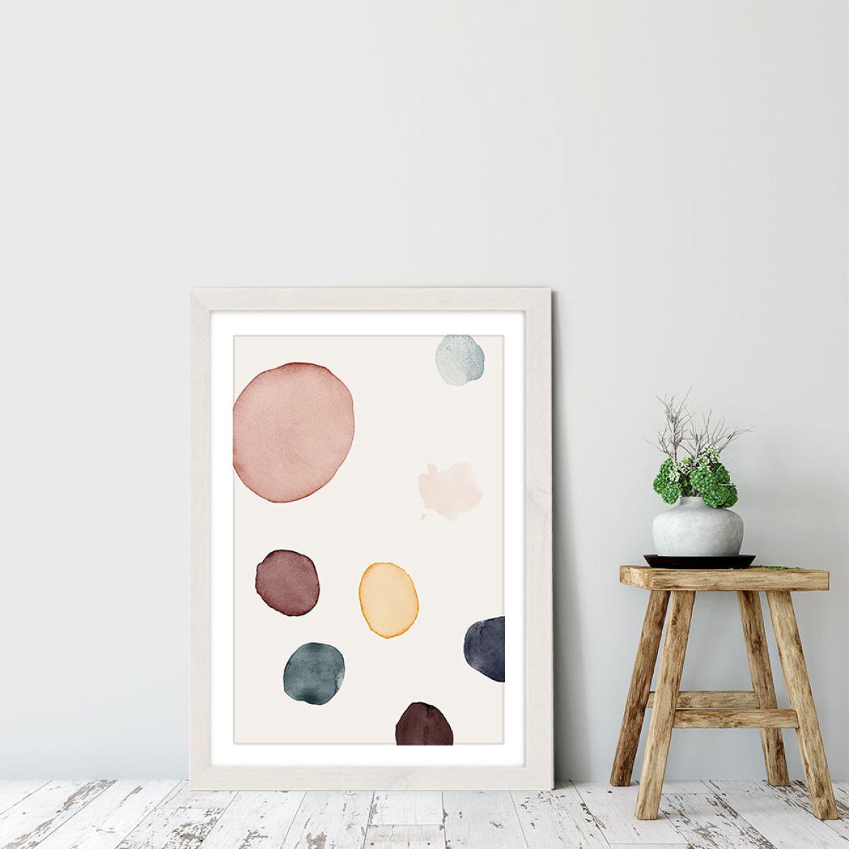 Peace Art Print White Frame – image 3