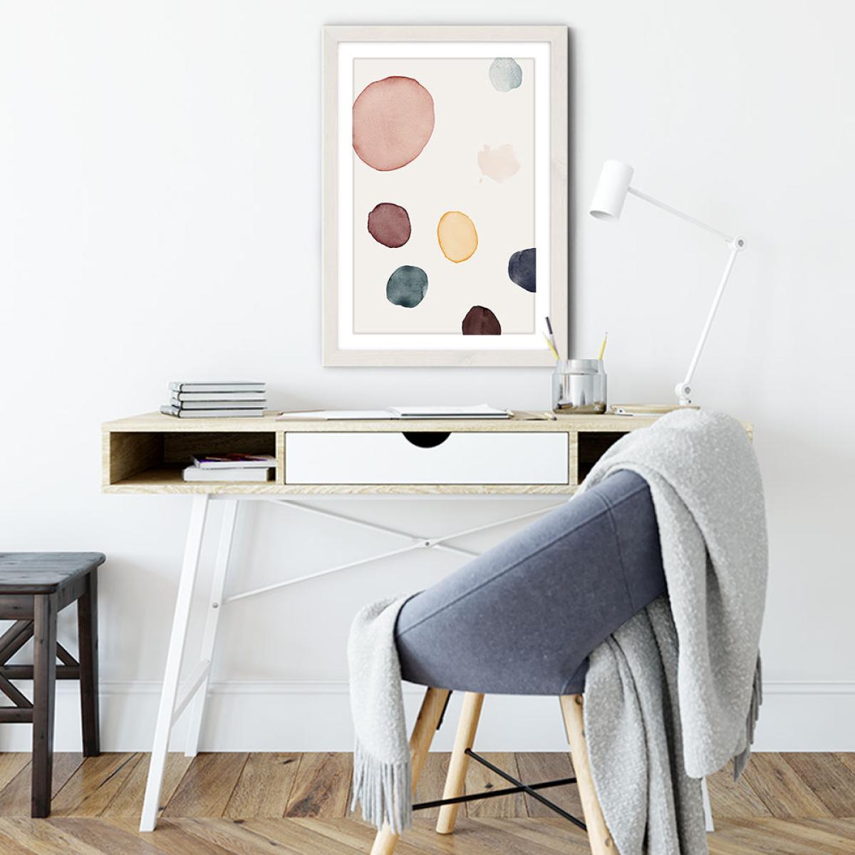 Peace Art Print White Frame – image 4