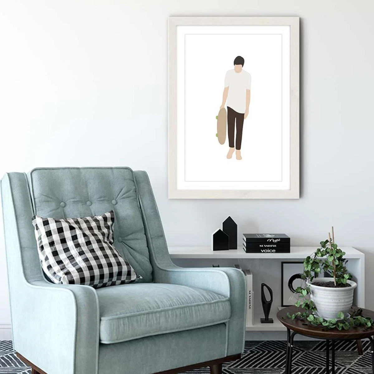 Kai Art Print White Frame – image 5