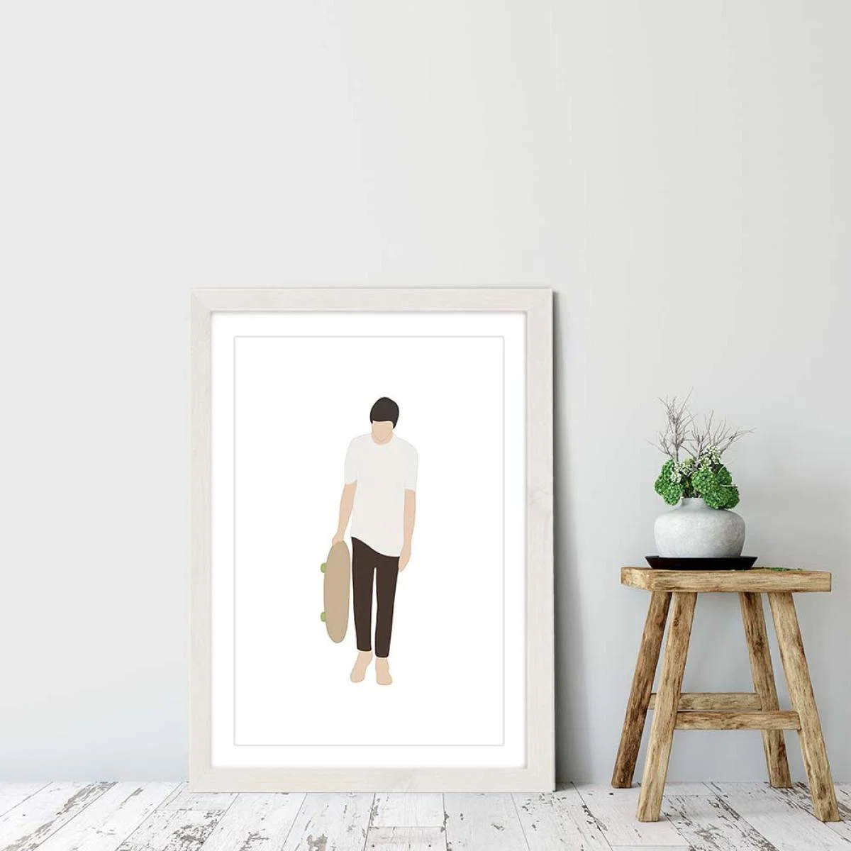 Kai Art Print White Frame – image 6