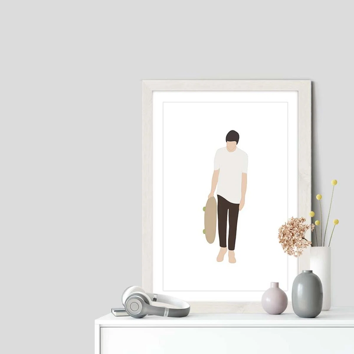 Kai Art Print White Frame – image 7