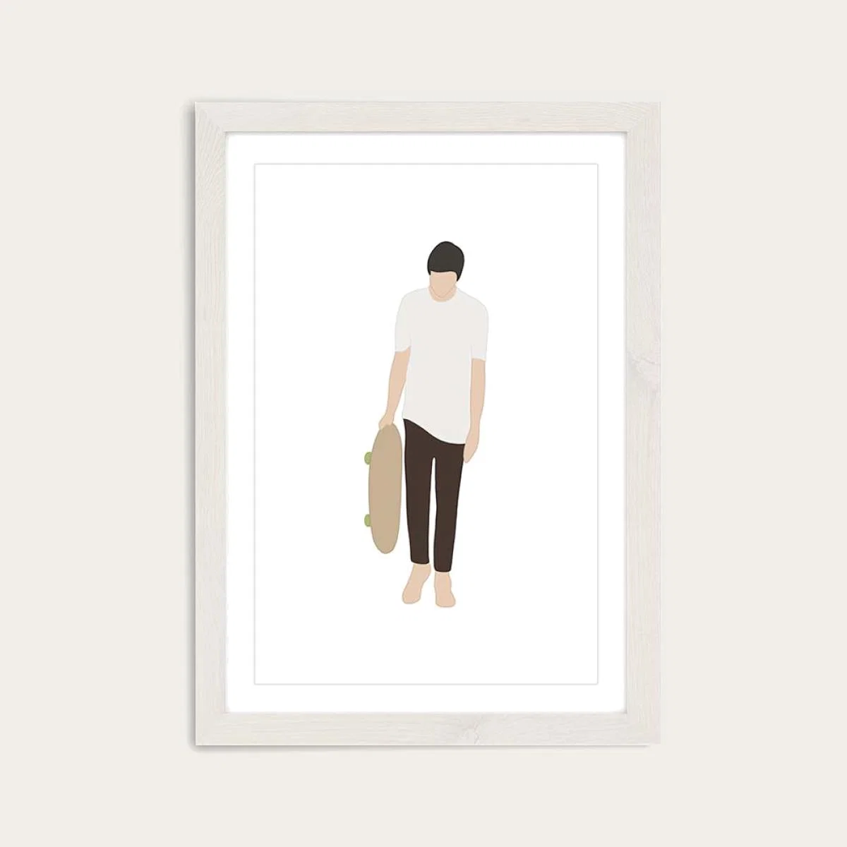 Kai Art Print White Frame – image 1