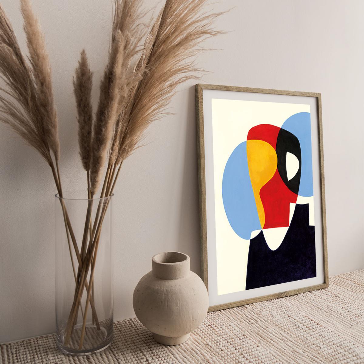 Revisit #5 Art Print Oak Frame – image 3