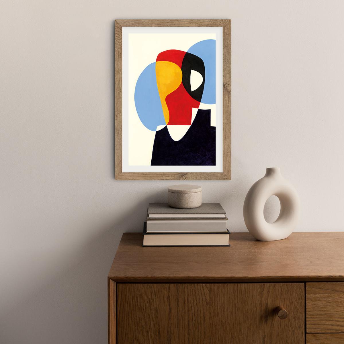 Revisit #5 Art Print Oak Frame – image 5