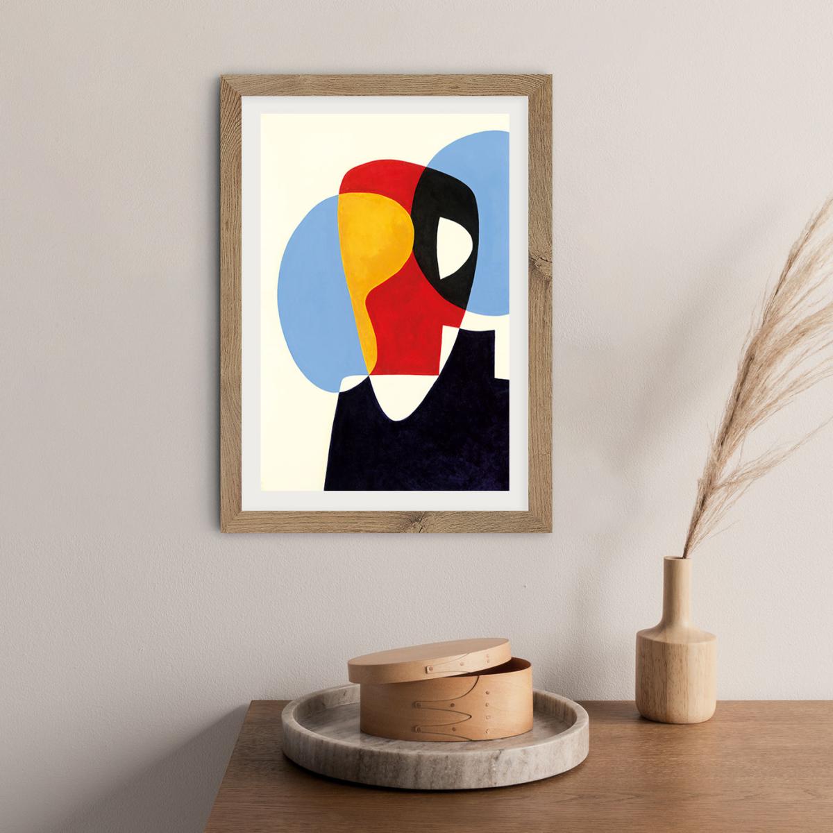 Revisit #5 Art Print Oak Frame – image 7
