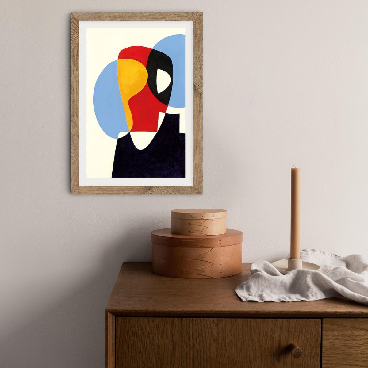 Revisit #5 Art Print Oak Frame – image 9