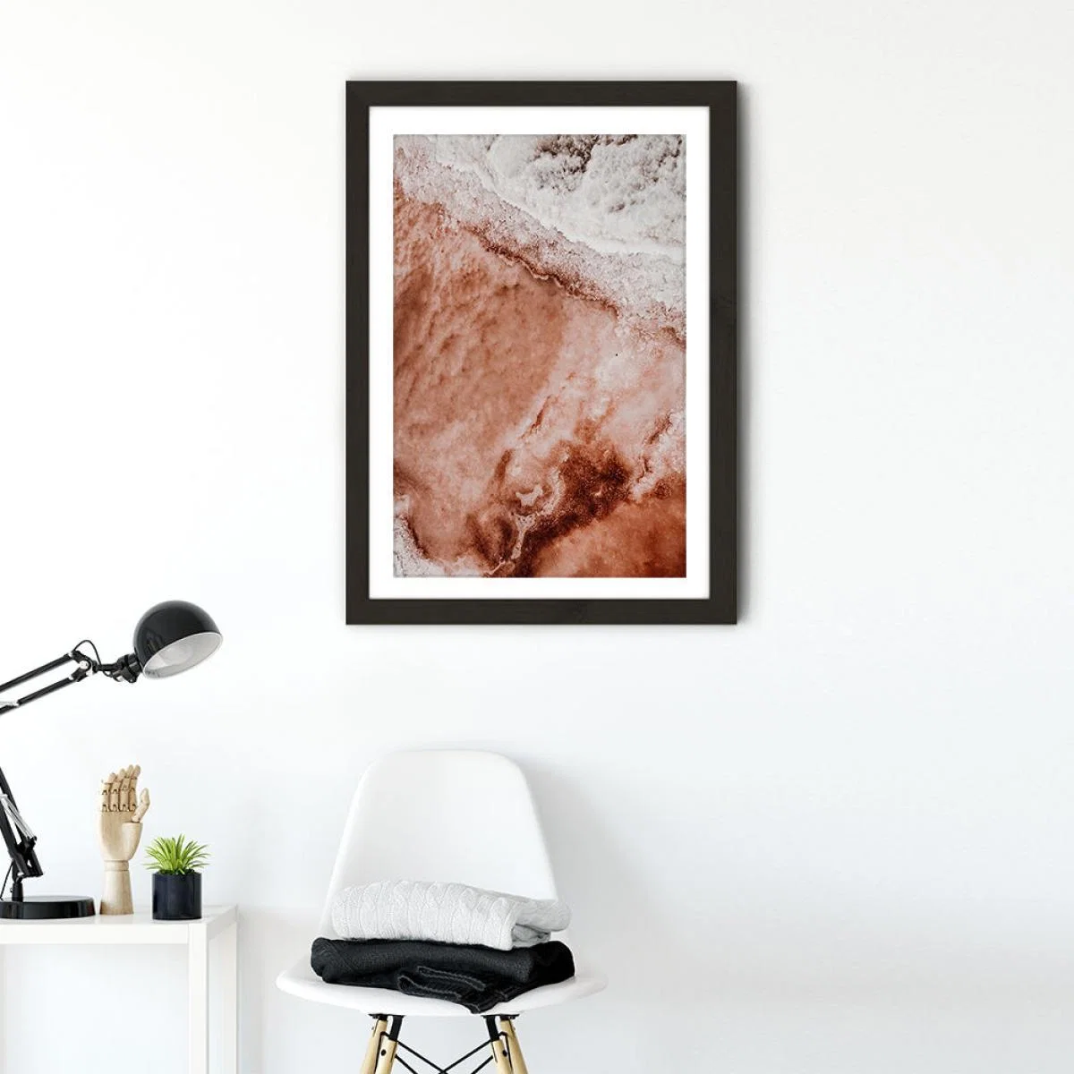 Sea Salt Two Art Print Black Frame – image 2