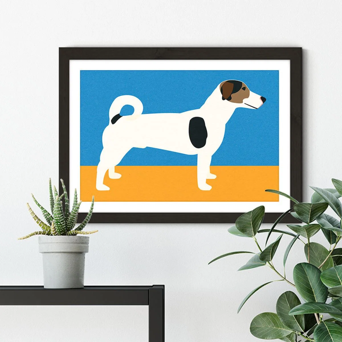 Cat Noah Art Print Black Frame – image 4