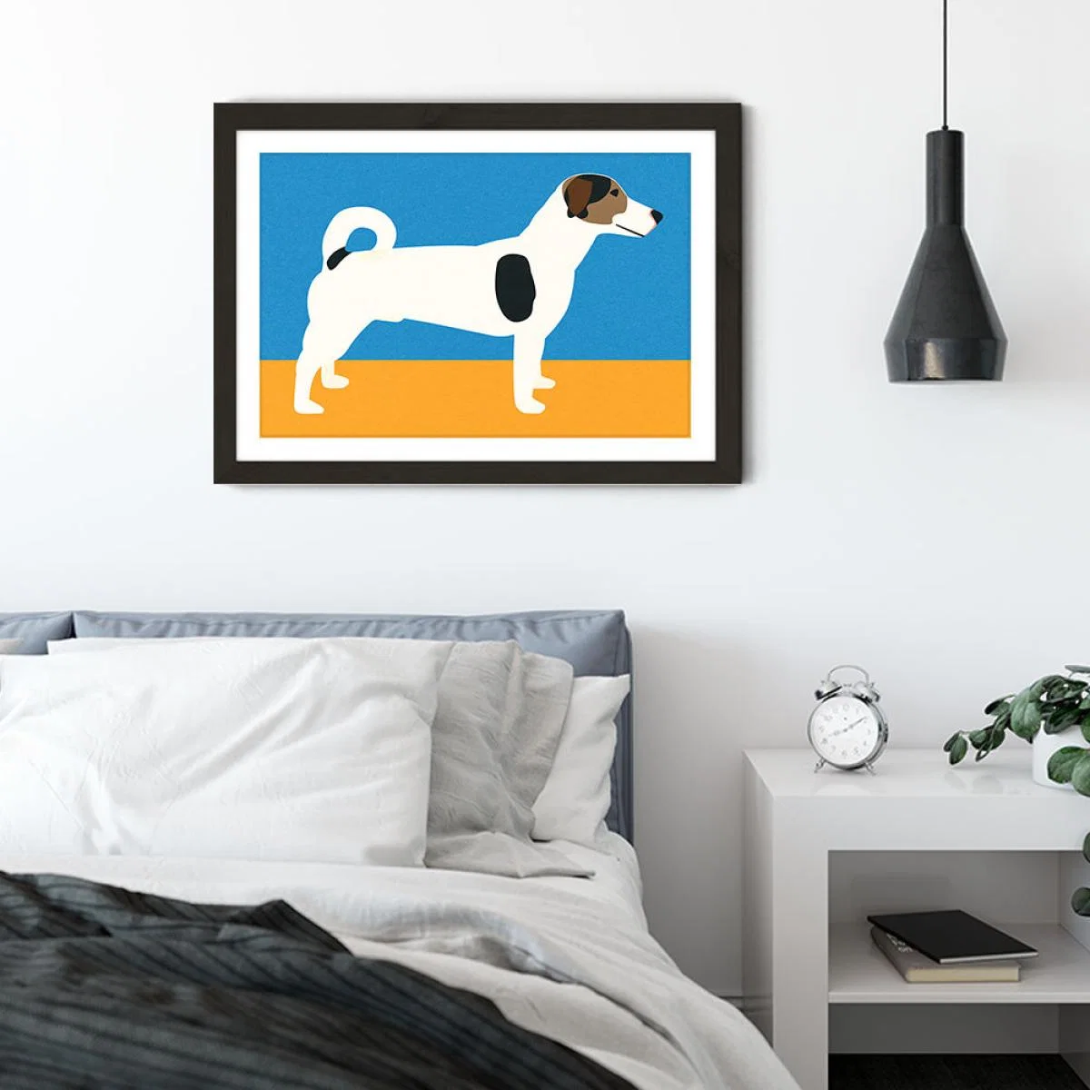 Cat Noah Art Print Black Frame – image 5