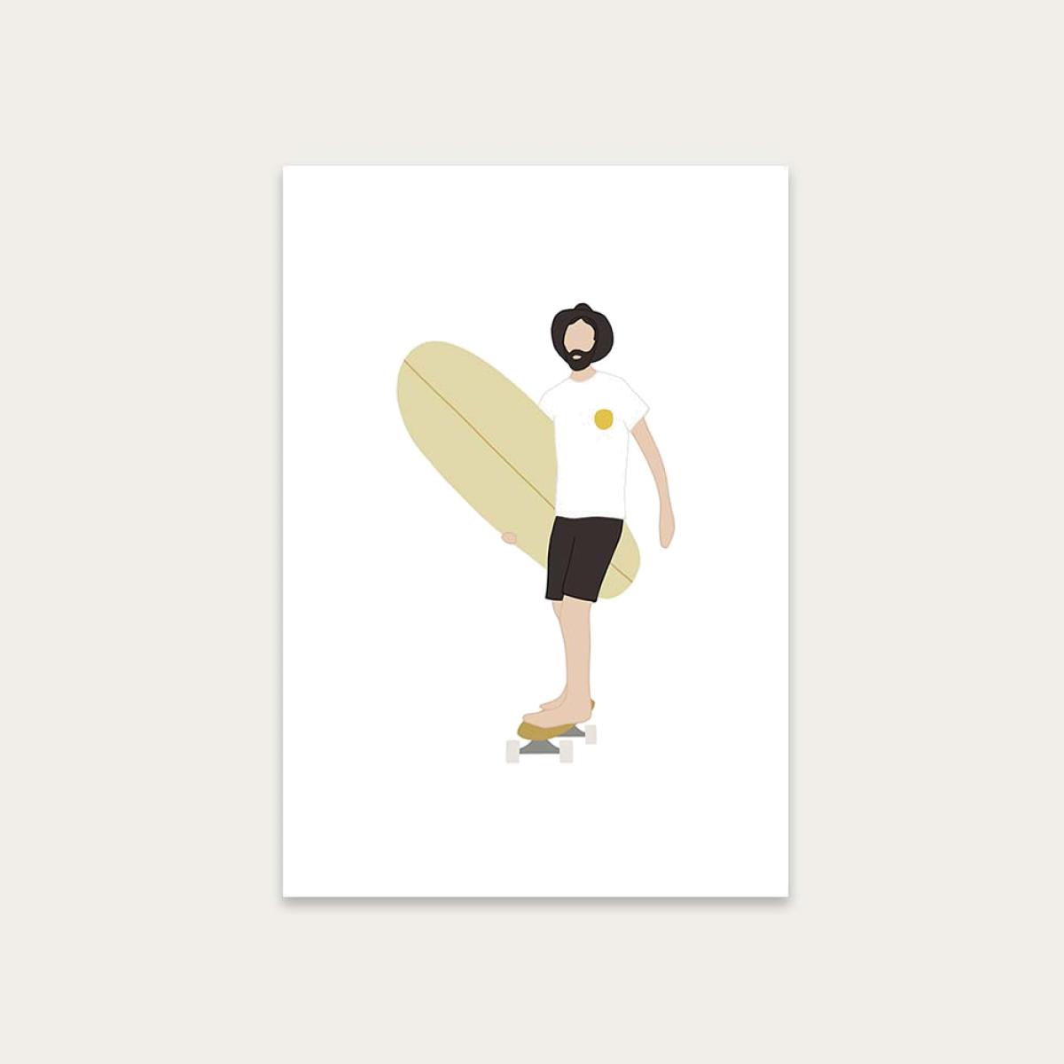 Sunny Art Print Unframed