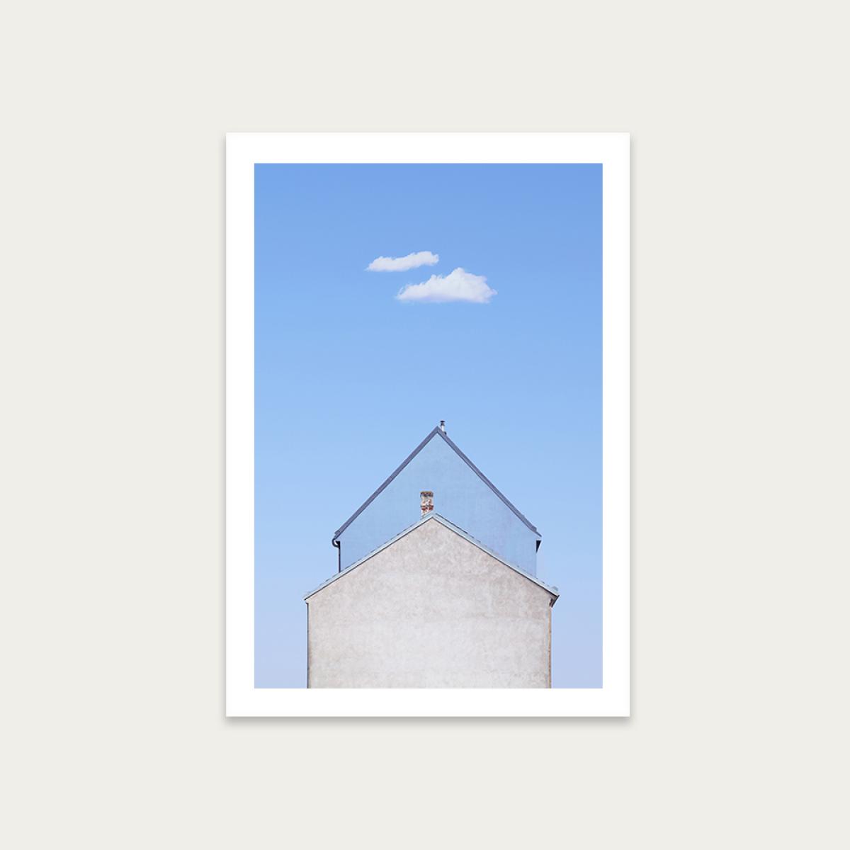 Double House Art Print Unframed