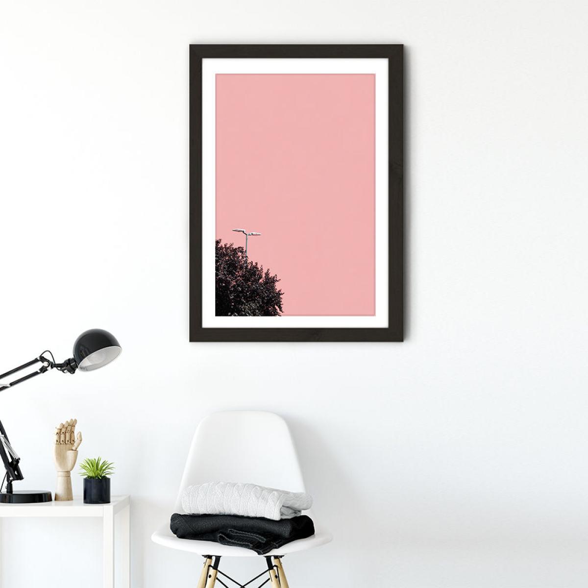 Hiding Art Print Black Frame – image 2