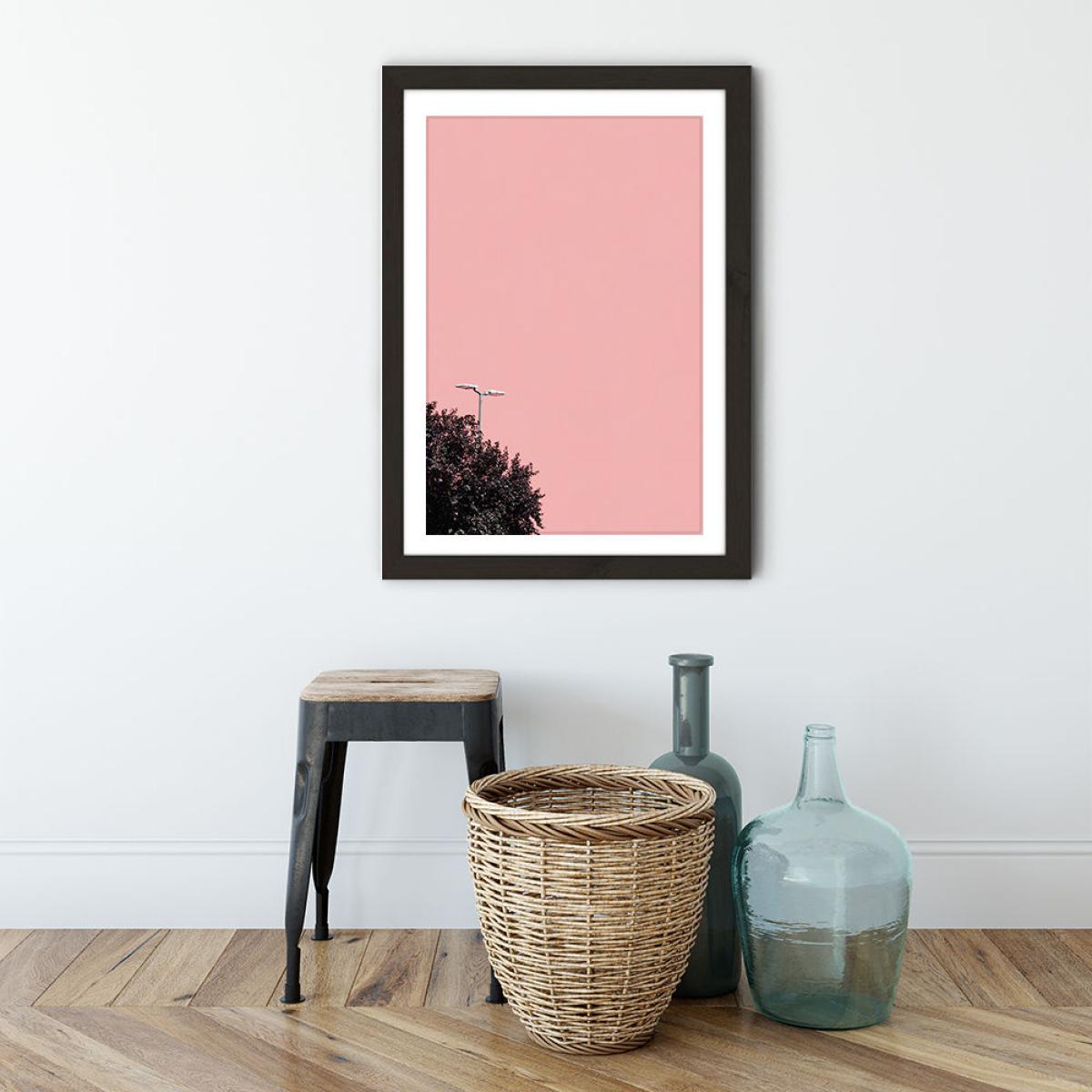 Hiding Art Print Black Frame – image 3