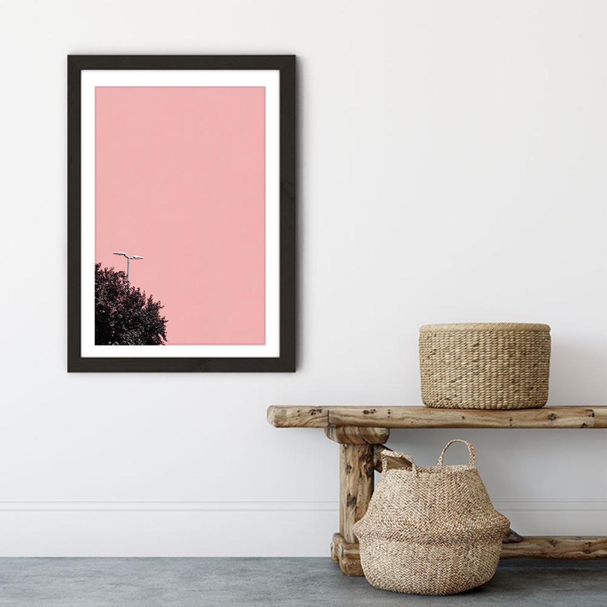 Hiding Art Print Black Frame – image 4