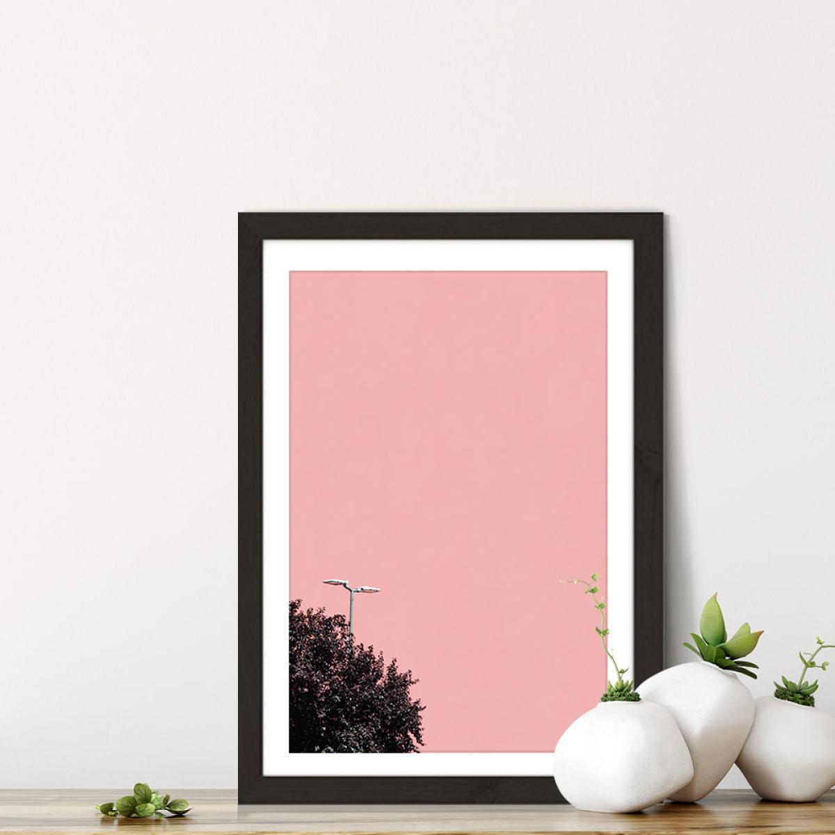 Hiding Art Print Black Frame – image 7