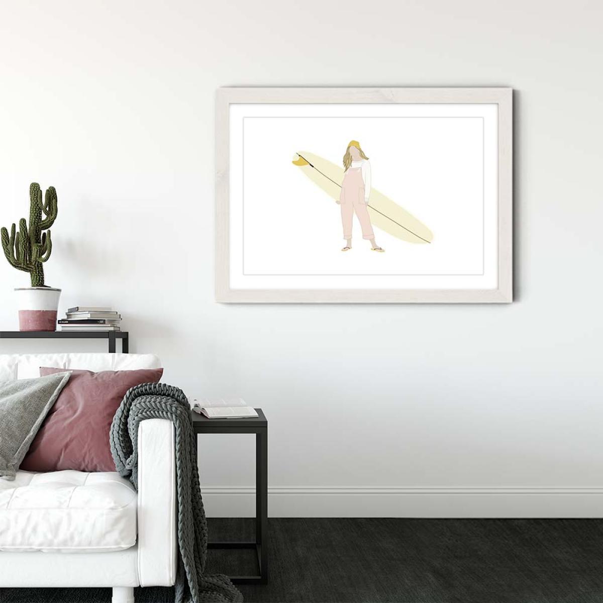 SeaSea Art Print White Frame – image 3