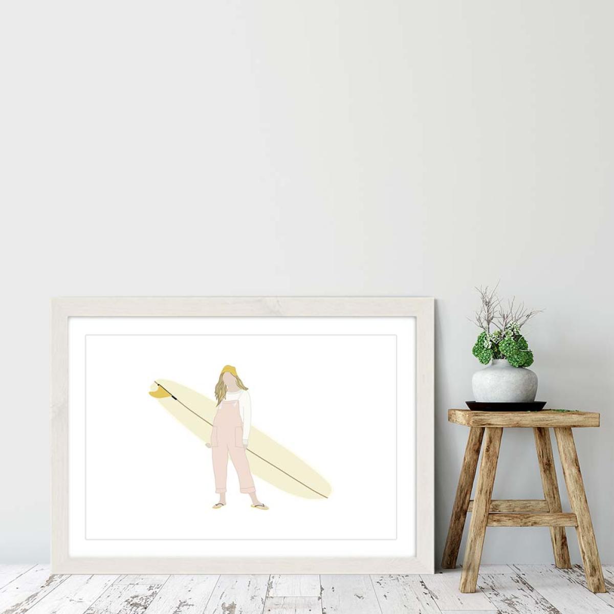 SeaSea Art Print White Frame – image 6