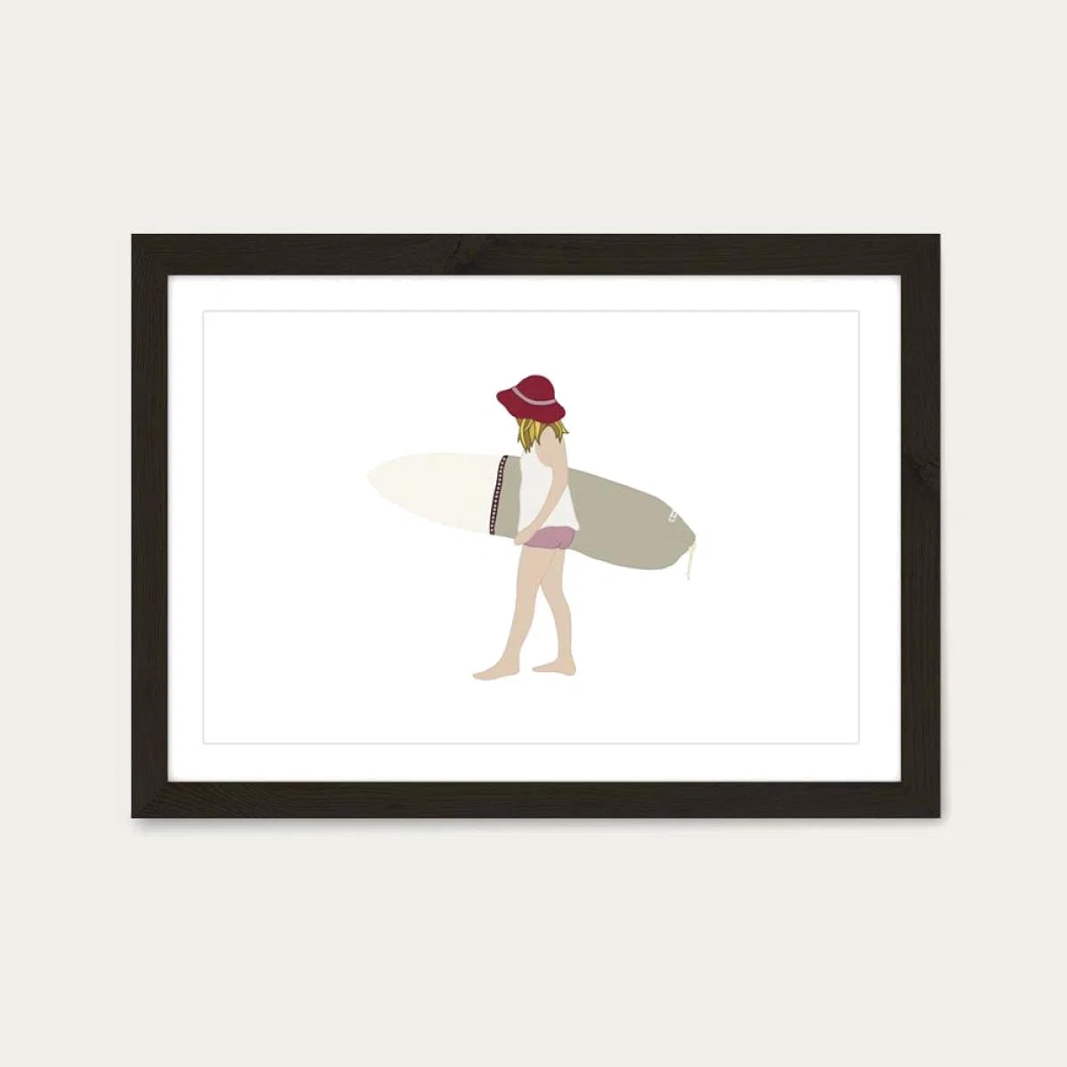 Grace Art Print Black Frame – image 1