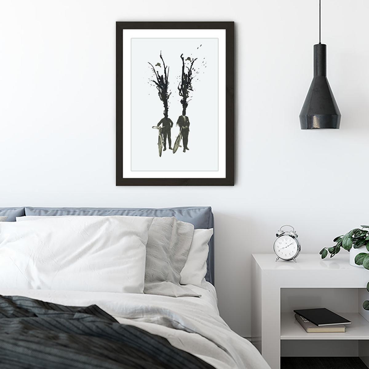 Leo and Pipo Art Print Black Frame – image 4