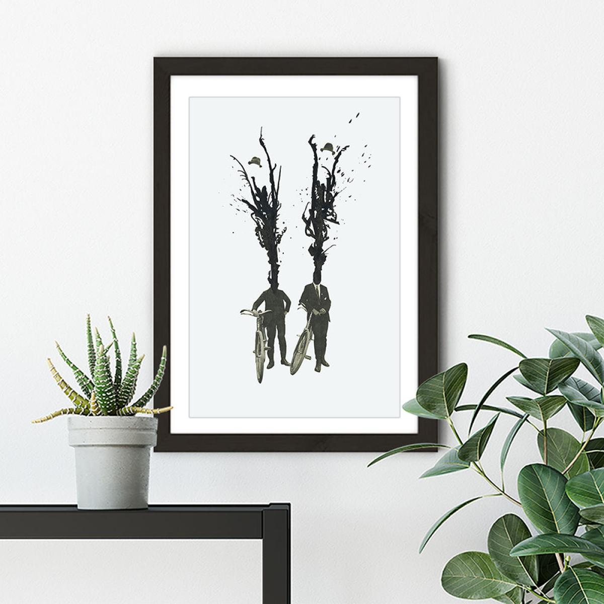 Leo and Pipo Art Print Black Frame – image 5