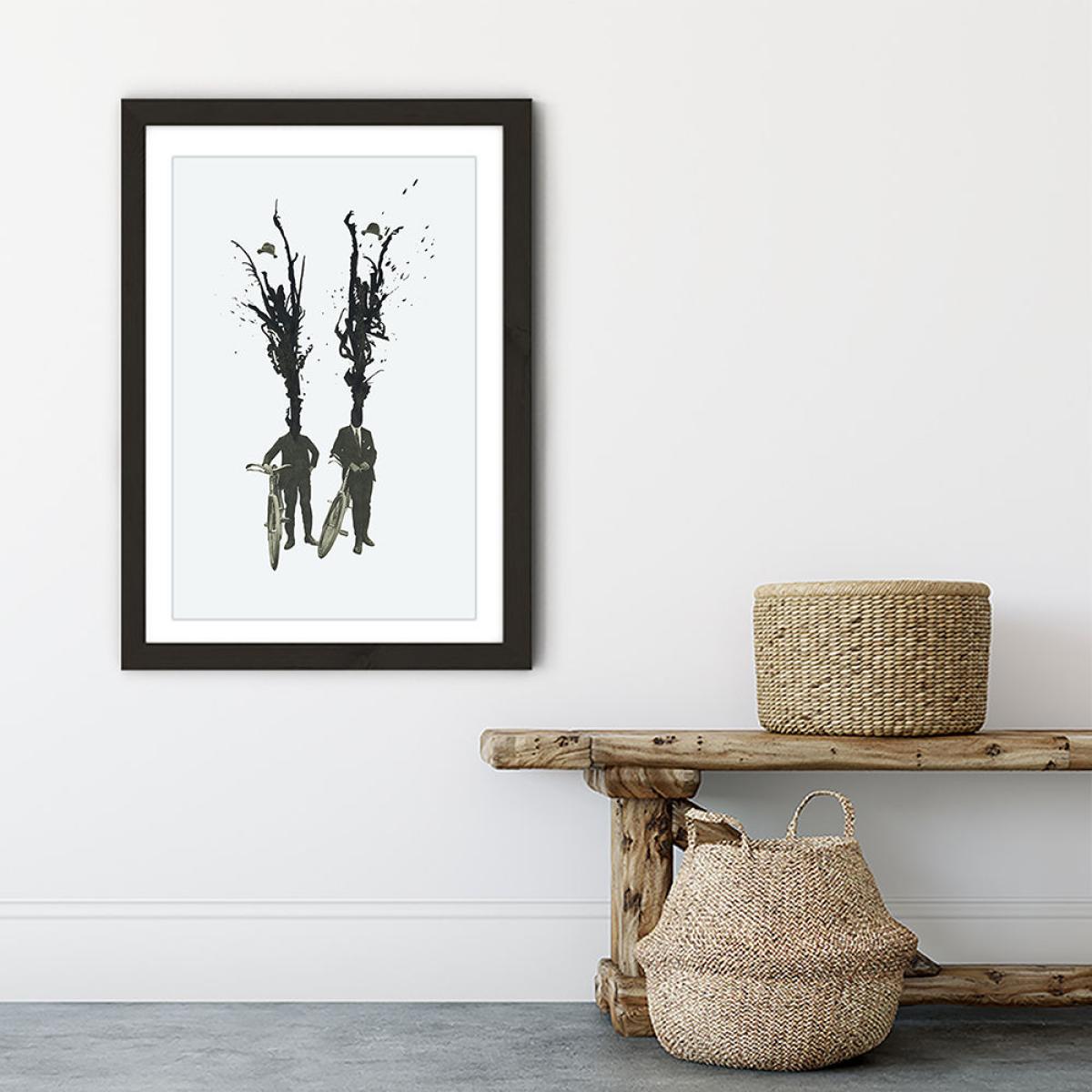 Leo and Pipo Art Print Black Frame – image 6