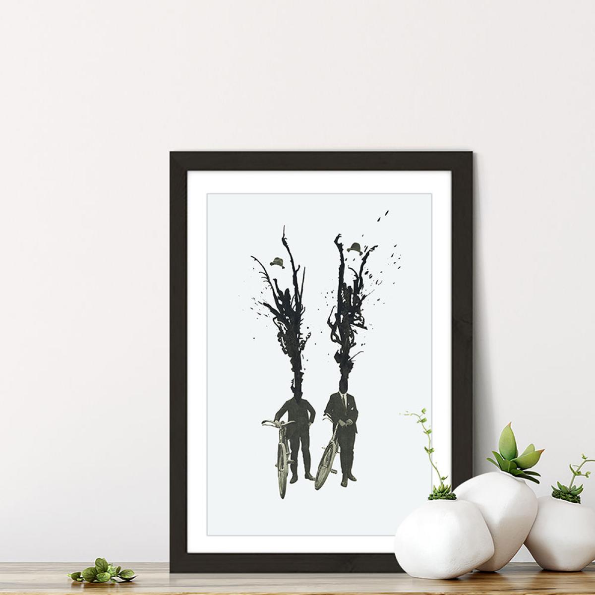 Leo and Pipo Art Print Black Frame – image 7