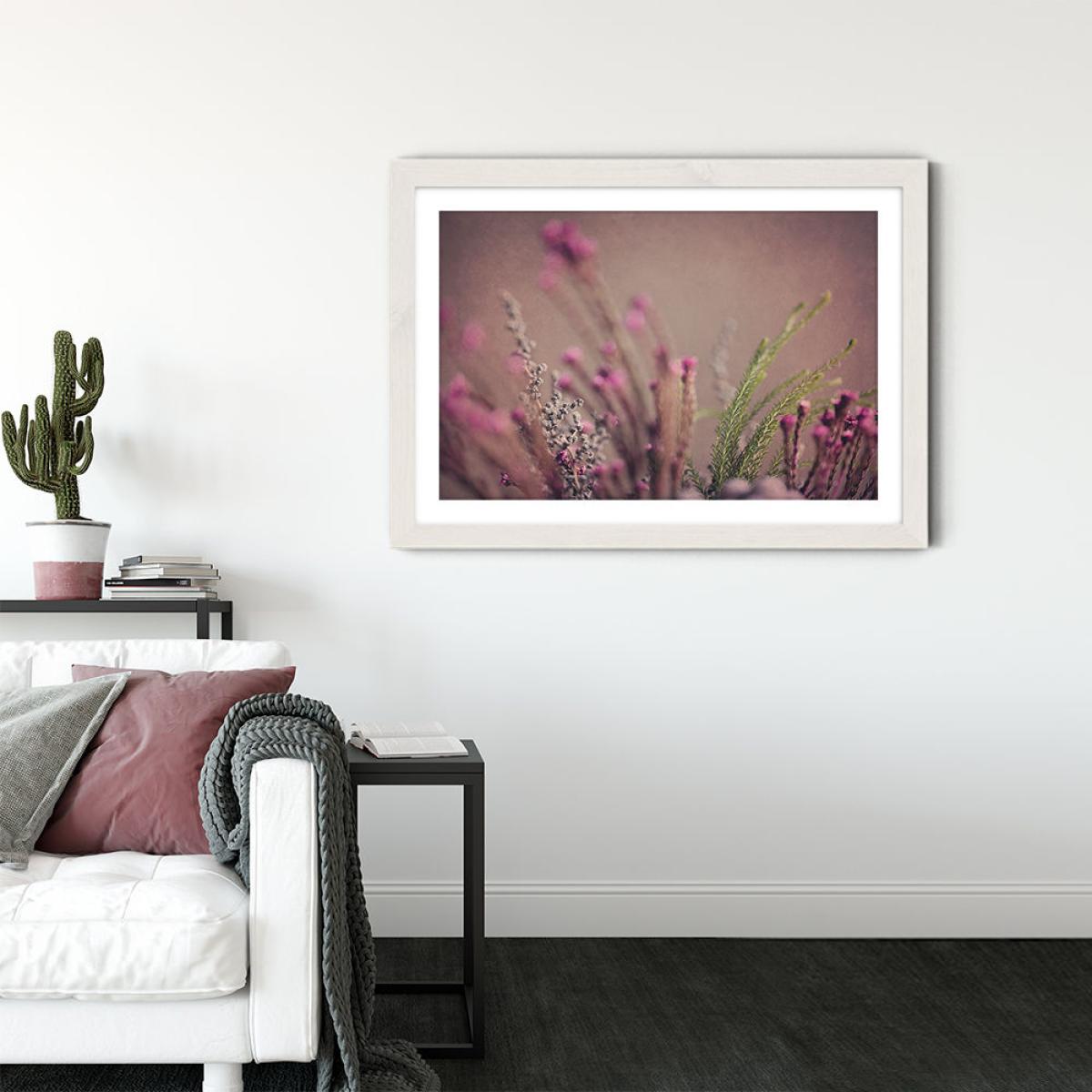 Warm Fynbos 4 Art Print White Frame – image 2