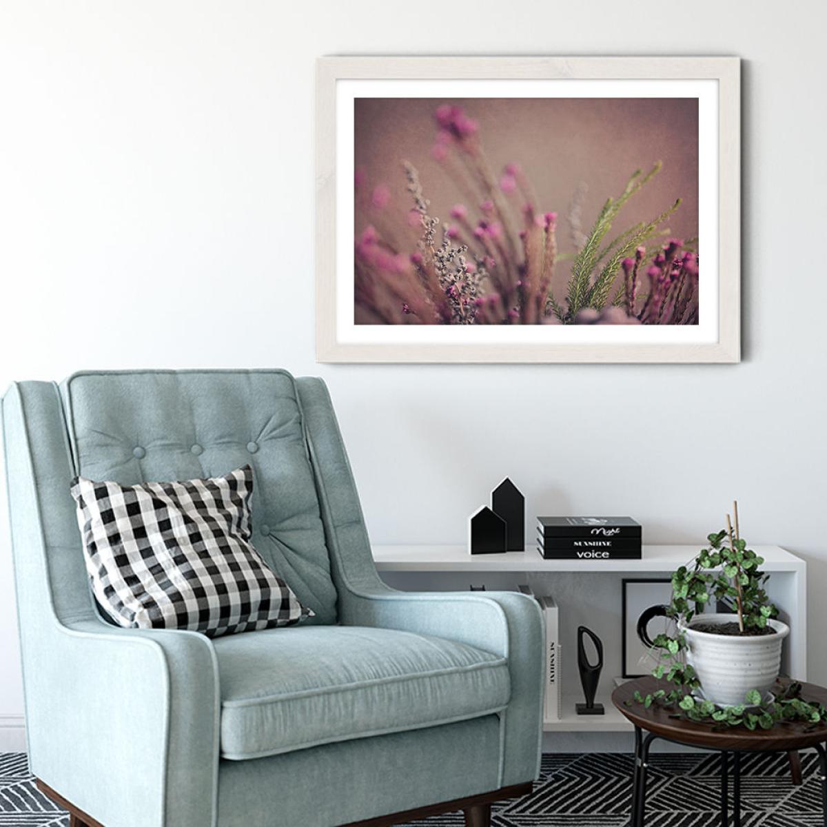 Warm Fynbos 4 Art Print White Frame – image 3