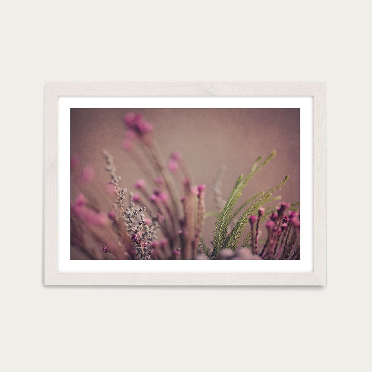 Warm Fynbos 4 Art Print White Frame – image 1