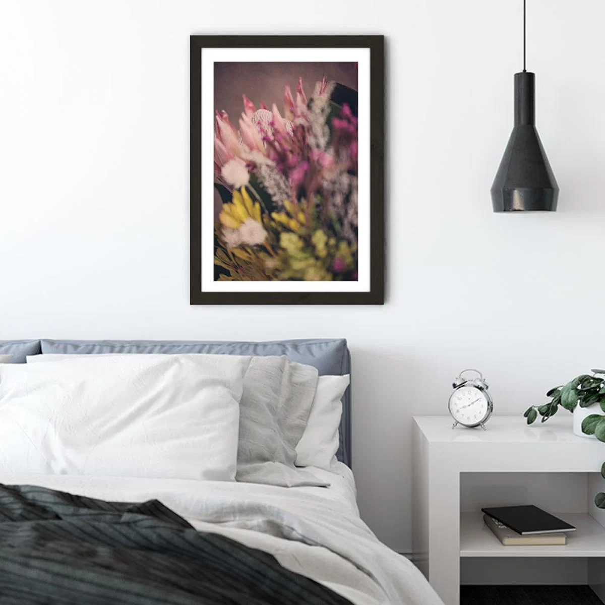 Warm Fynbos 1 Art Print Black Frame – image 3