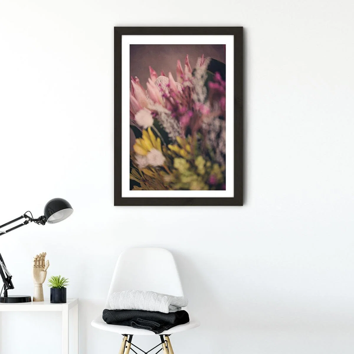 Warm Fynbos 1 Art Print Black Frame – image 5
