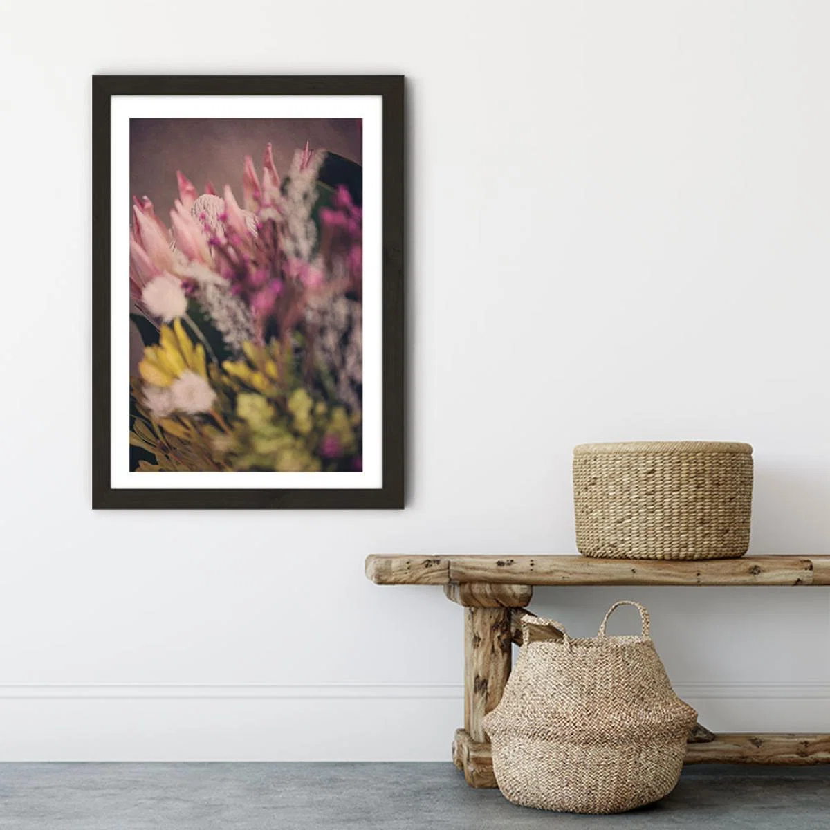 Warm Fynbos 1 Art Print Black Frame – image 6